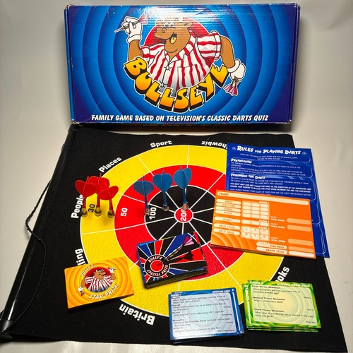 Bullseye family darts quiz - bullseye,