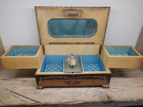 Italian inlaid wood fold - italian,