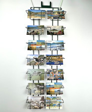 14 Pocket Wall Mount Card/Postcard Display Rack. Retail or Craft Shows 96x34x7cm