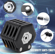 Klyra Titanguard Pro Bike Lock Combo,5mm Alloy Steel+Copper Cylinder,Titan Guard