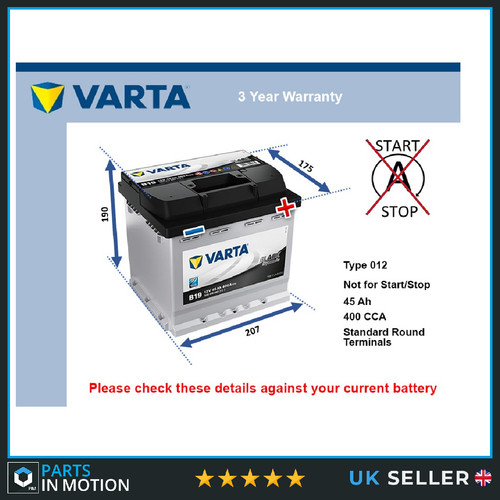 Battery fits mazda mx5 2 - fits,