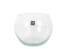 20cm Glass Fish Bowl flower