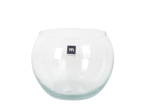 16cm glass fish - 16cm, flower