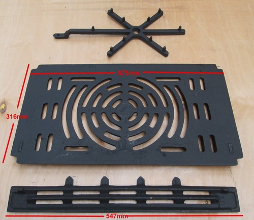 Sunrain ja032 cast iron grate - sunrain,
