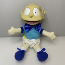 2000 Rugrats TOMMY PICKLES 11" Vinyl Toy Soft Bodied Doll Paris VIVID Bow Tie