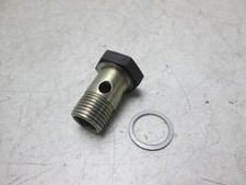 Screw hollow screw oil line