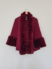 ROMAN Burgundy Faux Fur Trim