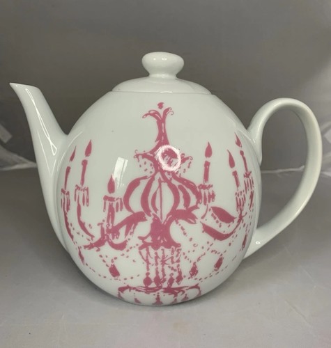 Large chandelier teapot white - teapot,