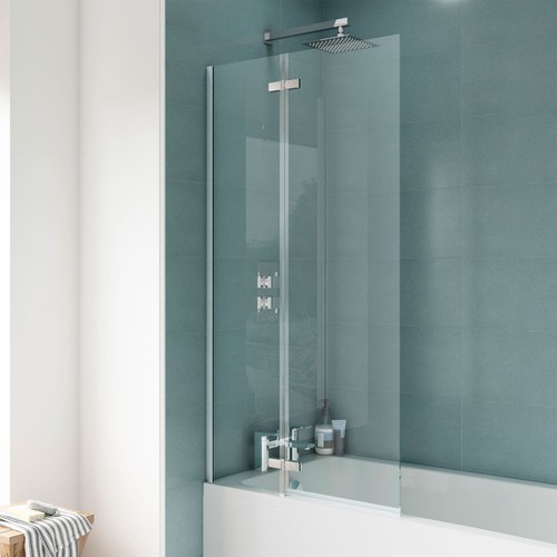 Nuie ella straight hinged bath - hinged,