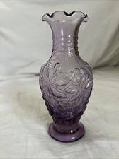 Vintage Purple Imperial Glass Vase - Logan Berry Bud Vase Amethyst
