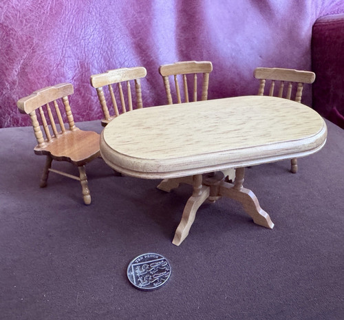 Dollhouse wooden oval - dollhouse,