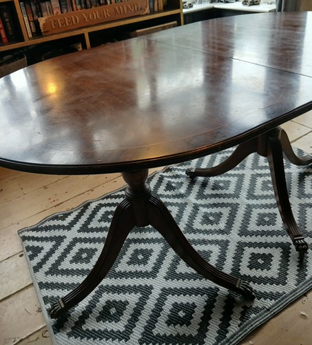 Antique style mahogany dining - antique,