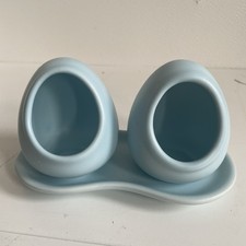 Nigella Lawson Salt Pepper Piglets Pigs & Tray Duck Egg Blue Living Kitchen