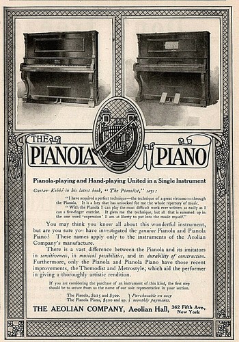 1908 aeolian pianola - c,