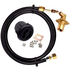 JIC , 3/4",GAS IT & GAS LOW PROPANE BOTTLE REMOTE REFILL SET 2 METRES FLEXI PIPE