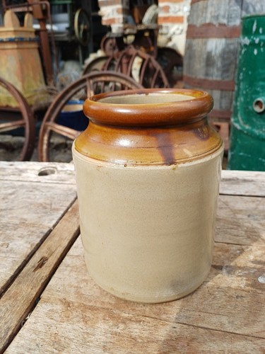 Nice vintage stoneware storage - nice,