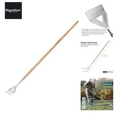 Berry & Bird Dutch Push Hoes for Weeding, 130CM Stainless Steel Hand Weedding...