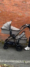 Egg Double Twin Pram 2x seats & 2x carrycots