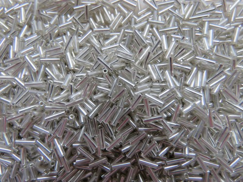 Glass bugle beads - bugle, 500-1000pcs