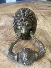 Lions Head Brass Door Knocker