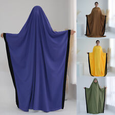 Abaya Kaftan Muslim Women Burqa Dress Batwing Sleeve Islamic Prayer Robe Dubai
