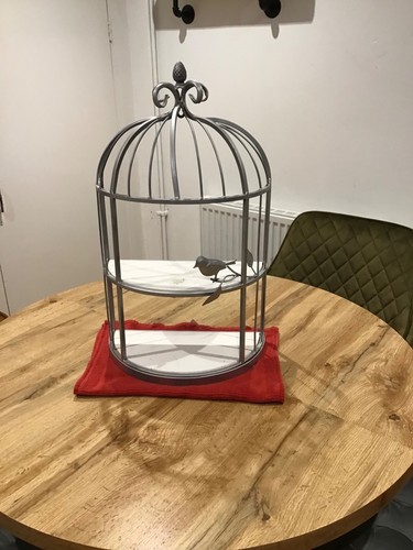 Decorative bird cage shelf - decorative,