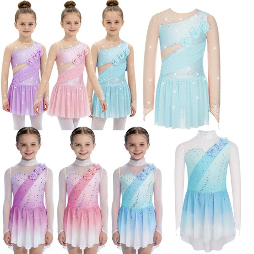 Girls figure skating dress - girls,