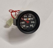 Genuine Ralliart Boost Gauge, Turbo Pressure Mitsubishi