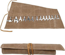 Tool Roll Bag, Waxed Canvas