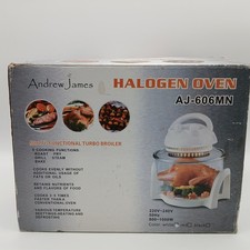 Andrew James 7L Halogen Oven 220-240V Boxed Unused AJ-606MN PAT Tested