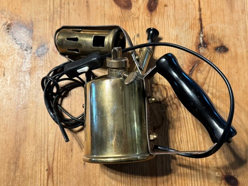 Vintage antique lamp - , blow