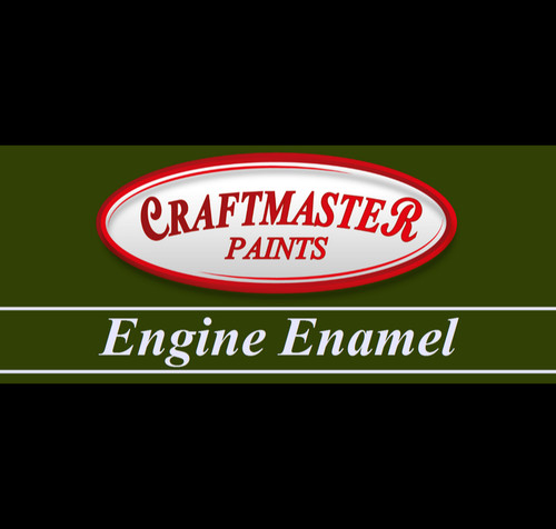 Black stationary engine enamel - black,