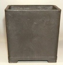 Brown Bonsai Pot Square Mica