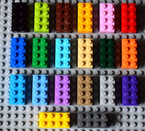 Lego bricks 2x4 pcs - 2x4,