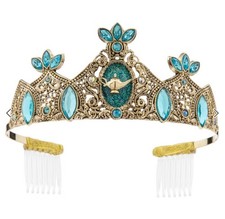 Disney Store Deluxe Princess Jasmine Costume With Tiara Age 9-10 Aladdin