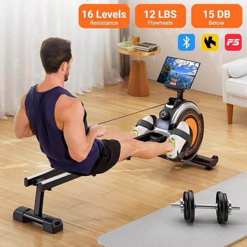 Magnetic rowing machine - machine, rower