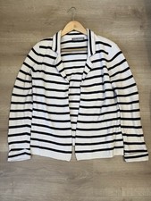 M&S Cardigan Striped Size 12 Spring Wardrobe 