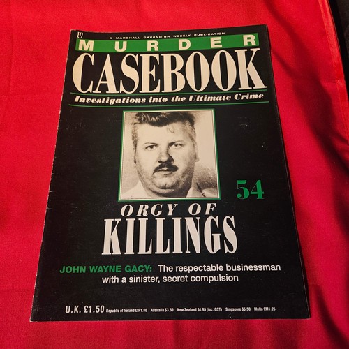Murder casebook magazine - murder,
