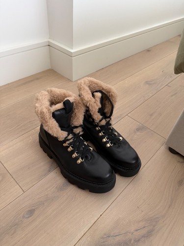 Zara black winter warm fur - zara,