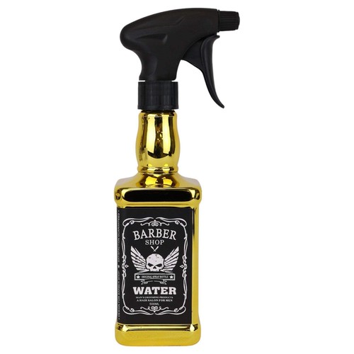 Silver water spray bottle - silver,