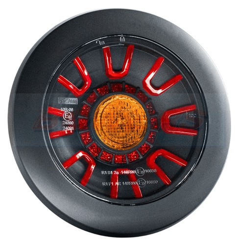 Led rear round - rear, hamburger