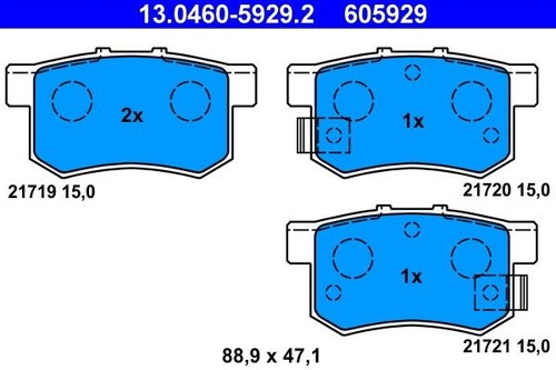 Fits ate 0460 5929 - ate, 13.0460-5929.2