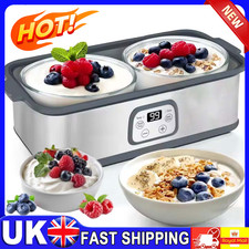 New Ultimate Probiotic Yogurt Maker, Bundle Automatic Electric Machine 2000ml UK