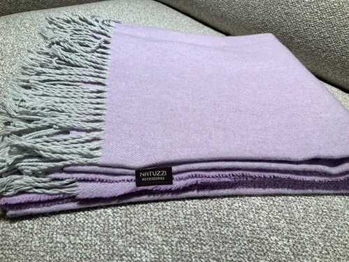 Natuzzi lilac throw 130 - x, 70