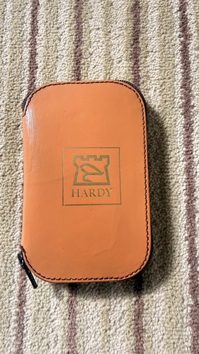 Rare vintage hardy leather - rare,