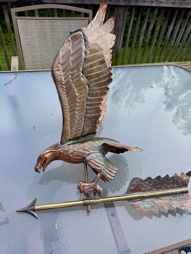 Copper patina eagle roof - patina,