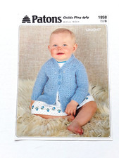 Patons Crochet Pattern 1858