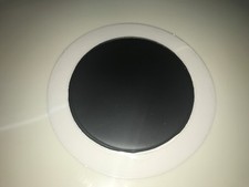 car logo round tax disc holders - permit holders-  + Mercedes Benz white print