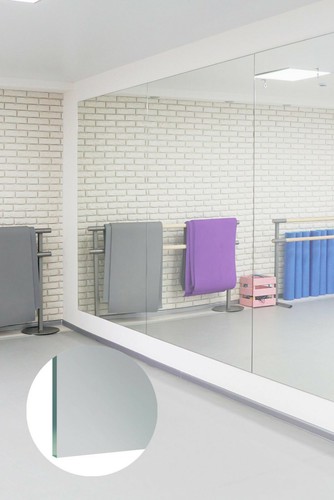 Large gym mirror glass sheets - mirror,