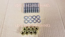 Ford CVH 1.6 Fiesta Escort RS Turbo series 1 2 Exhaust stud locking Nut kit set